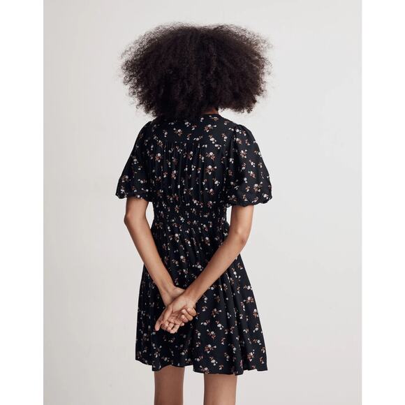 Madewell Floral Mini Dress XS Sophia Woodland Floral - Picture 12 of 14